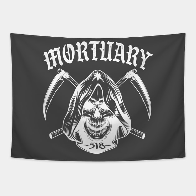 Mortuary Scythe - Supporter Tapestry by 518 Underground Music