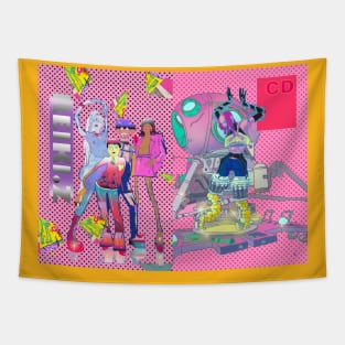 pink punks Tapestry