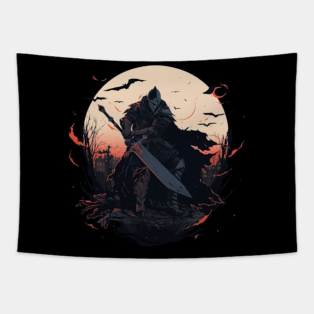 dark soul Tapestry by dorapeterx