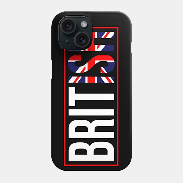 Cool British Flag. Proud Great Britain Flag Phone Case by Jakavonis