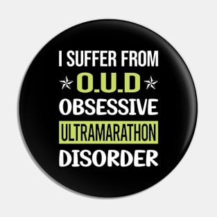 Obsessive Love Ultramarathon Ultra Distance Running Pin