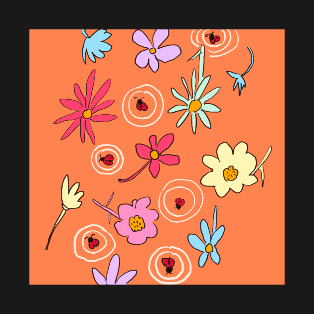 Doodle Botanical Pattern 1 by doteau