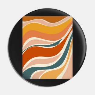 Sun Ray - Modern Art Print Pin