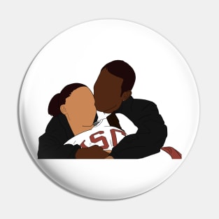 Love and Basketball Fan Art Sticker Pin