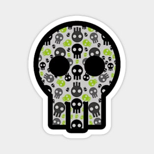 skull skull design Magnet