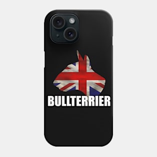 BULL TERRIER - GB flag Phone Case