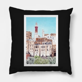 Jibla, Yemen Pillow