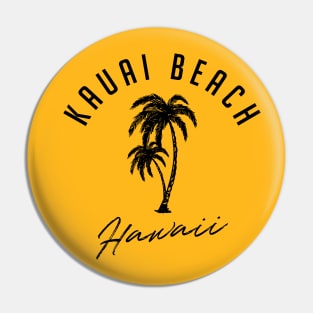 Classic Kauai Beach Hawaii Pin