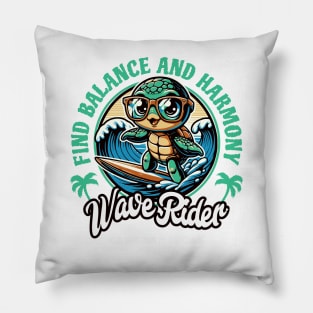 Cabo San Lucas - Turtle Surfing Pillow