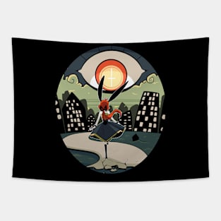 City of Silence Tapestry