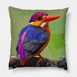 Dwarf Kingfisher Pillow