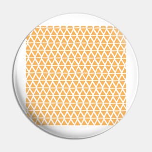 Tangerine summer geometric Pin