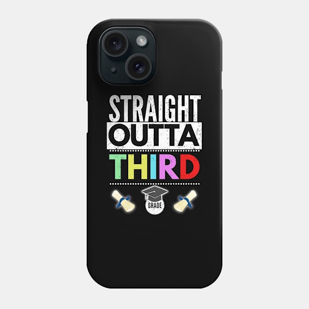 Straight Outta 3rd Grade Graduation Last Day Of School 2022 Phone Case by khalid12