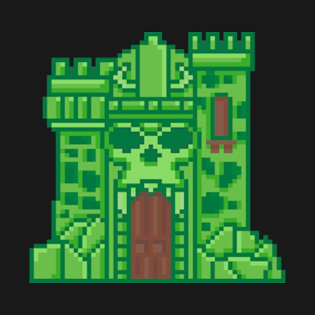 Castle Grayskull 8bit by JMADISON