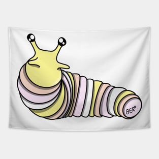 Pangender Pride Fidget Slug Tapestry