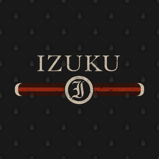 Proud Name Izuku Distressed Anime Gifts Vintage Styles by Beautiful Giant Spider