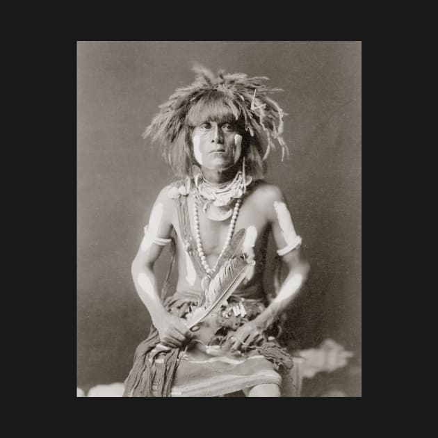 Indian Snake Priest, 1910. Vintage Photo by historyphoto