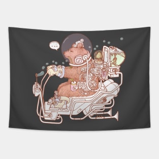 Bear space suits Tapestry