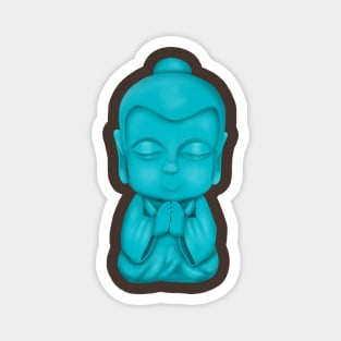 Blue Buddha statue Magnet