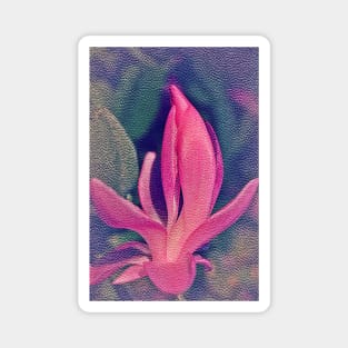 Christmas Cactus Flower Magnet