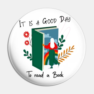 it is a good day to read a book shirt, book shirt, good day shirt Pin