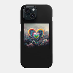 Water Hearts Of Love 4 Phone Case