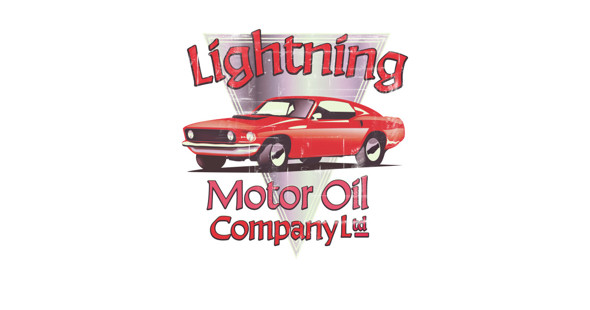 Lightning Motor Oil Company Ltd. Motor Oil TShirt TeePublic