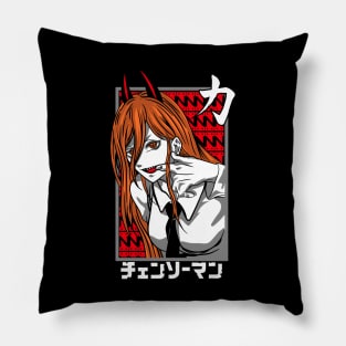 Devil Girl Power anime Fanart Pillow