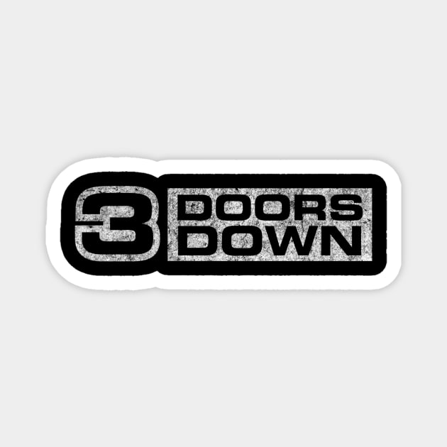 Vintage  3 Doors Down Magnet by Hand of Lord