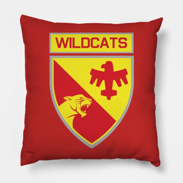 Starship Troopers Wildcats Patch Pillow by PopCultureShirts