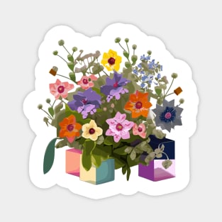 Floral art Magnet