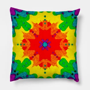 Pebbled Tie-Dyed Illusions Pillow