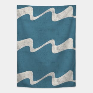 Blue Sea Wave Summer Holiday Tapestry