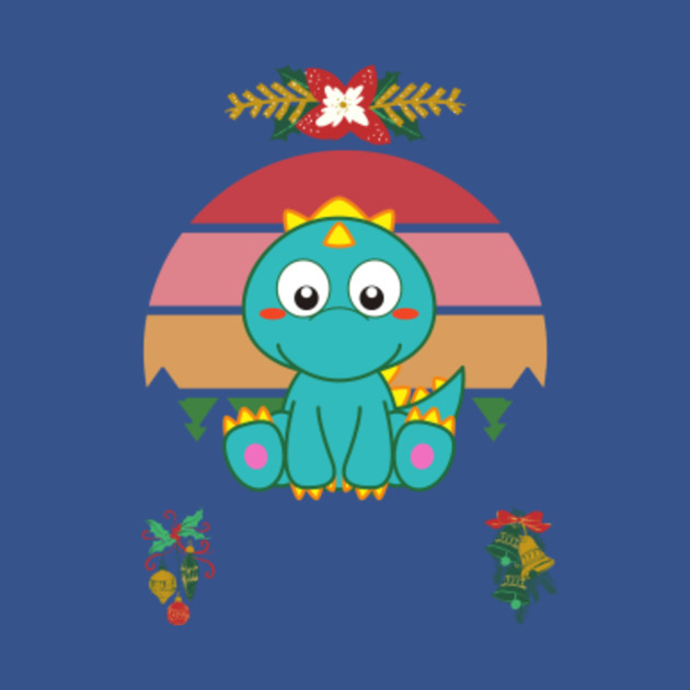 Disover cute dinosaur christmas - Cute Dinosaur Christmas - T-Shirt