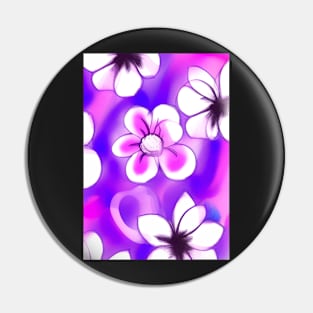 LOVELY PINK AND PURPLE FLORAL PRINT Pin