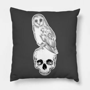 Owl Skull Pillow