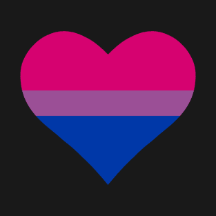 Bisexual Flag Heart T-Shirt