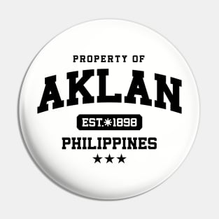 Aklan - Property of the Philippines Shirt Pin