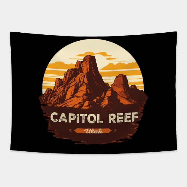 capitol reef utah Tapestry by wfmacawrub