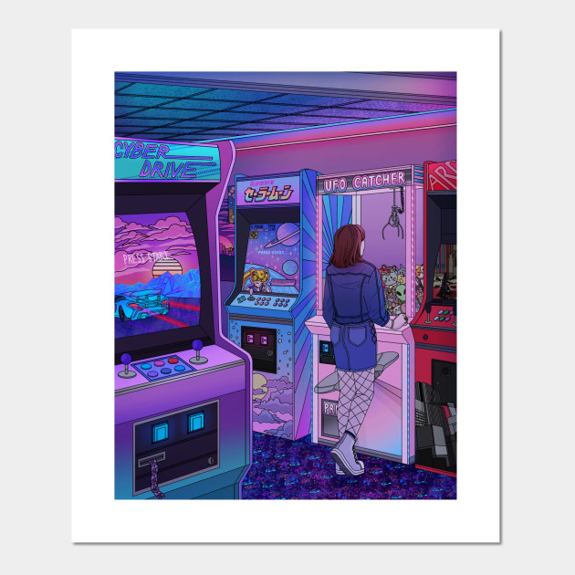 Arcade Aesthetic Posters And Art Prints Teepublic