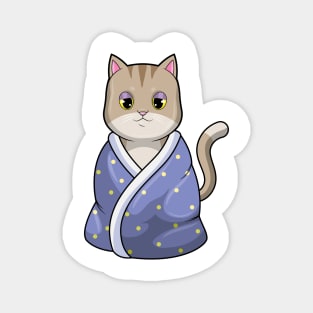 Cat Sleeping Blanket Magnet