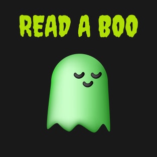 Read A BOO Funny Ghost Halloween Design T-Shirt