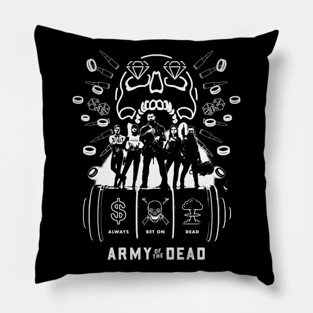 Army of the Dead (Weiß) Pillow by amon_tees