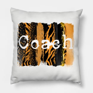 Coach wild brush strokes Pillow