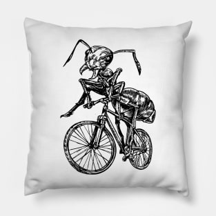 SEEMBO Ant Cycling Bicycle Bicycling Cyclist Biking Fun Bike Pillow