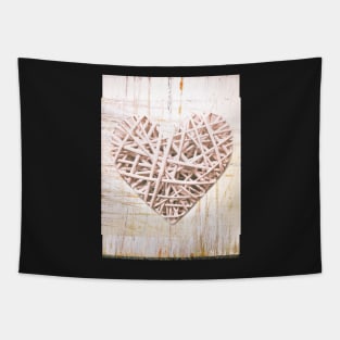 Heart shabby Tapestry