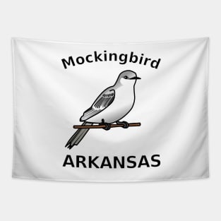 Mockingbird, State Bird of Arkansas Tapestry