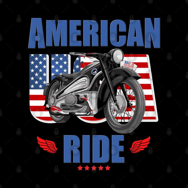 American Ride, Motorcycle, Biker, Motorcycle Gift, Motorcycle, Motorcycle, Motorcycle, Motorbike, Bike by DESIGN SPOTLIGHT