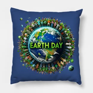 Earth Day Pillow