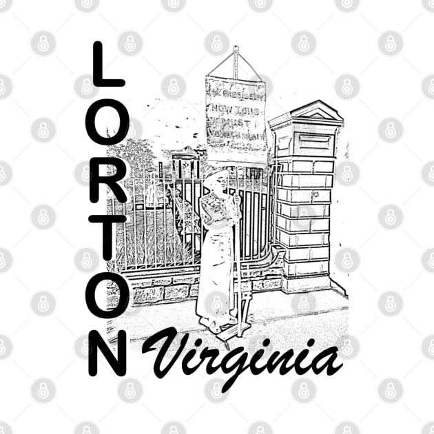 Lorton Suffragist Memorial - Black by Swift Art